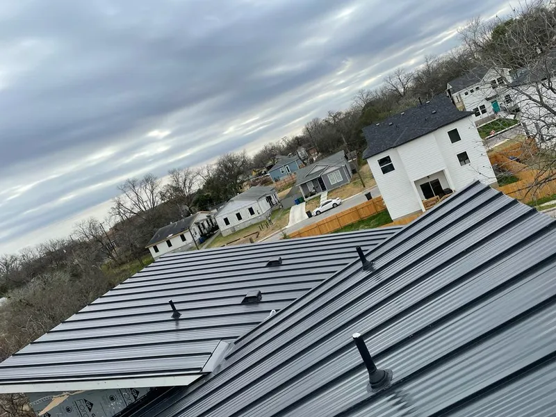 Standing seam metal roof panels with vents for Skylight Repair in Waukesha
